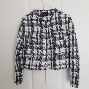 Dolce Cabo Tweed Sequin Jacket, XS